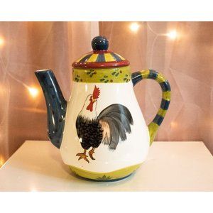 Rooster Ceramic Teapot - Carnaby Collection